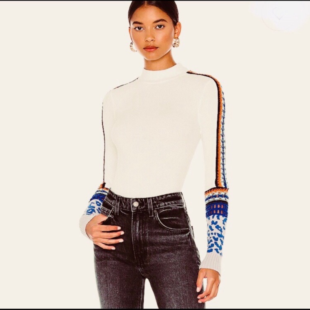 Free People “Switch it up thermal” cotton size L NWT